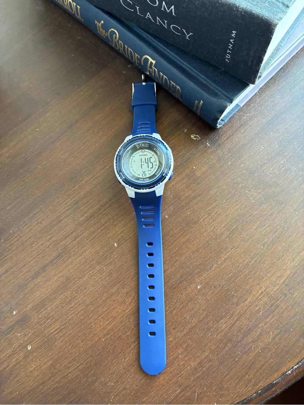 Digital Sports Watch - Blue Silicone Strap